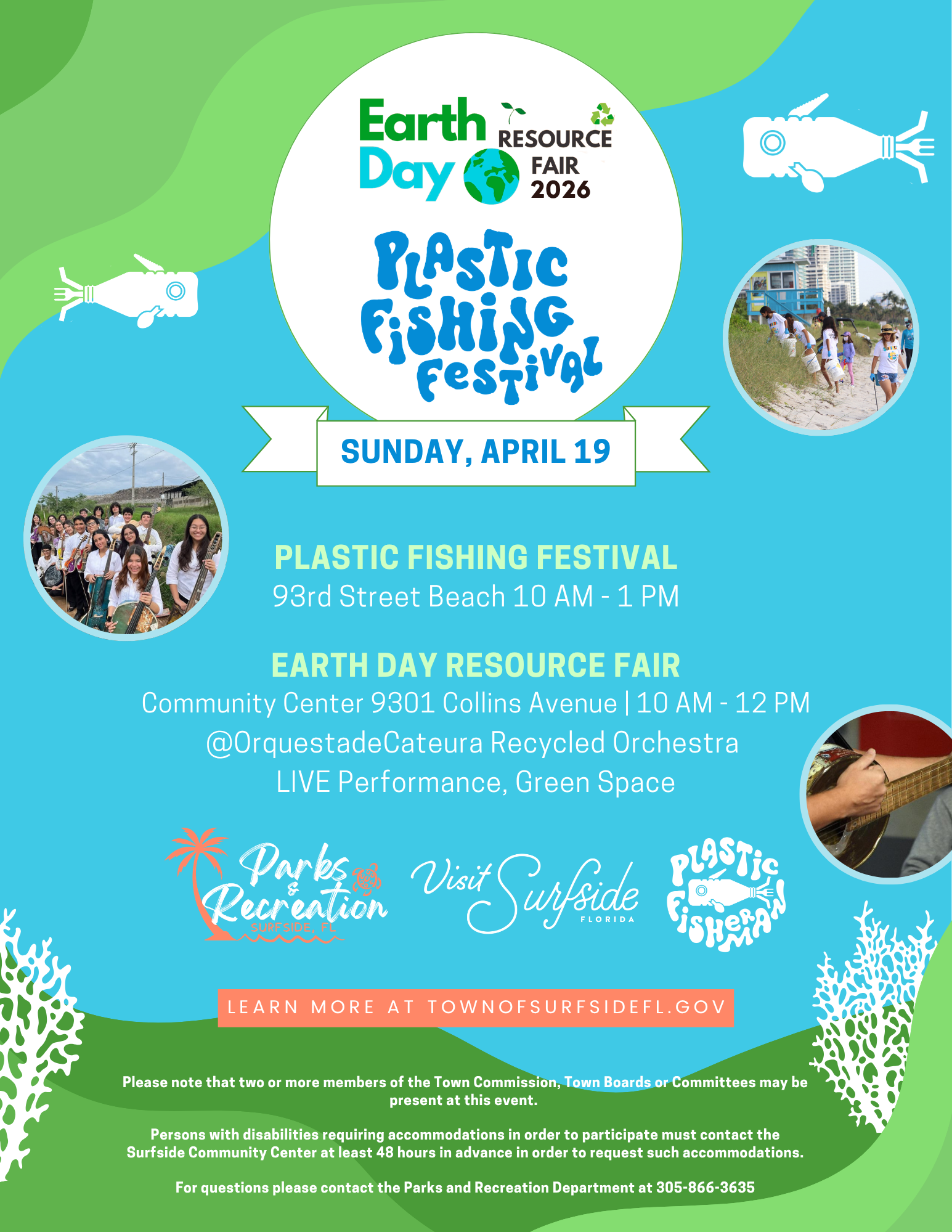 Earth Day - Plastic Fishing Event - Flyer