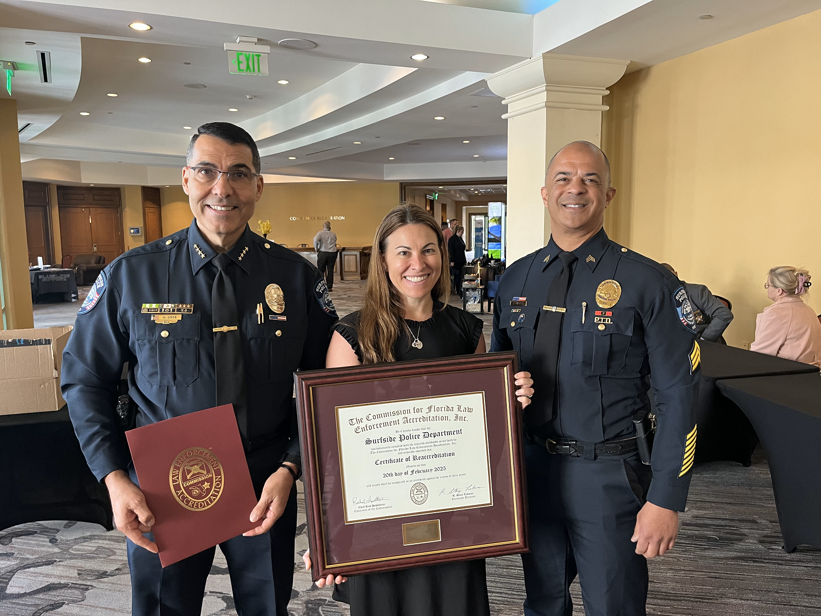 Surfside Police Department Achieves Excelsior Status for Accreditation