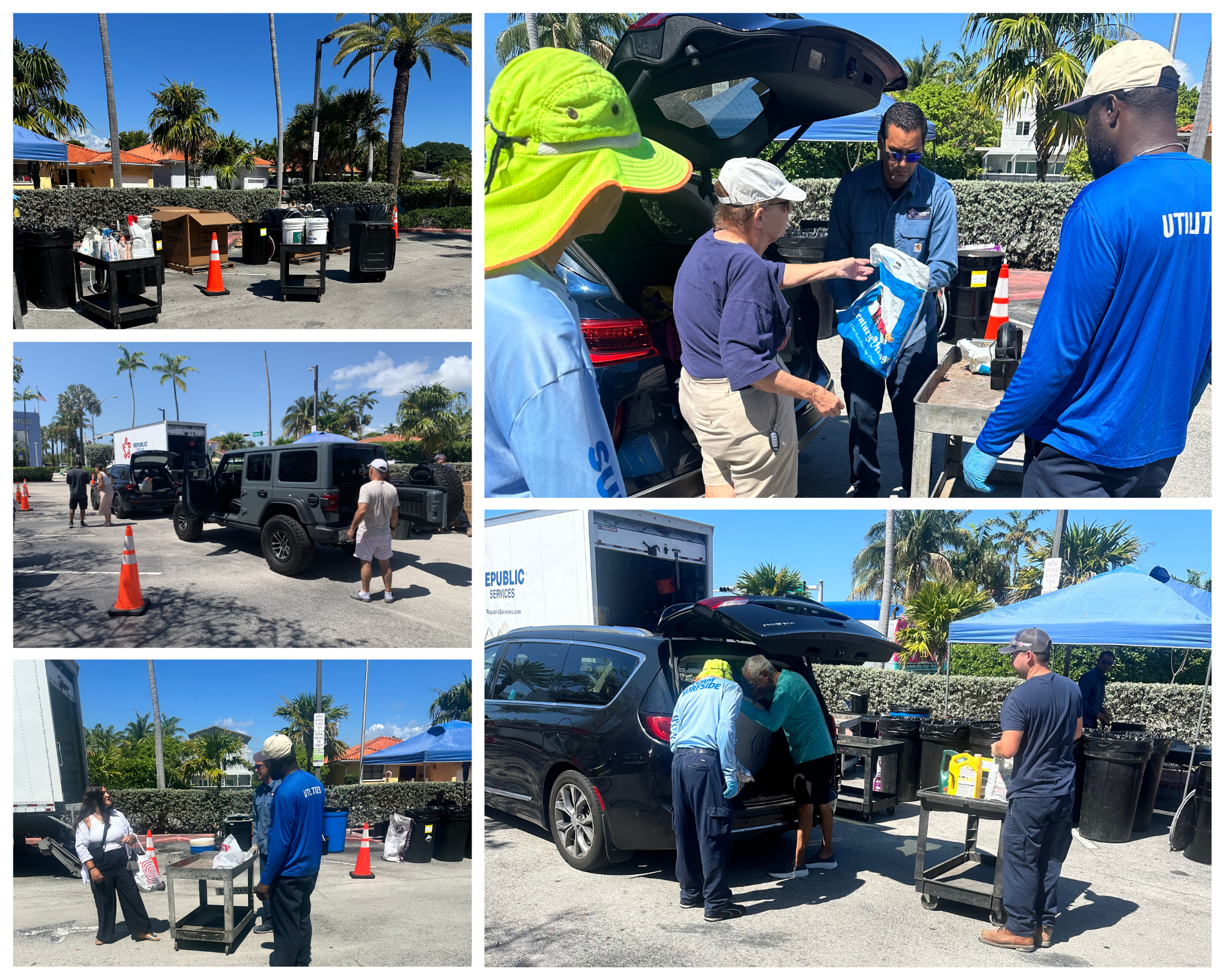 Surfside Residents Participate in Annual Hazardous Waste Drop-Off Event