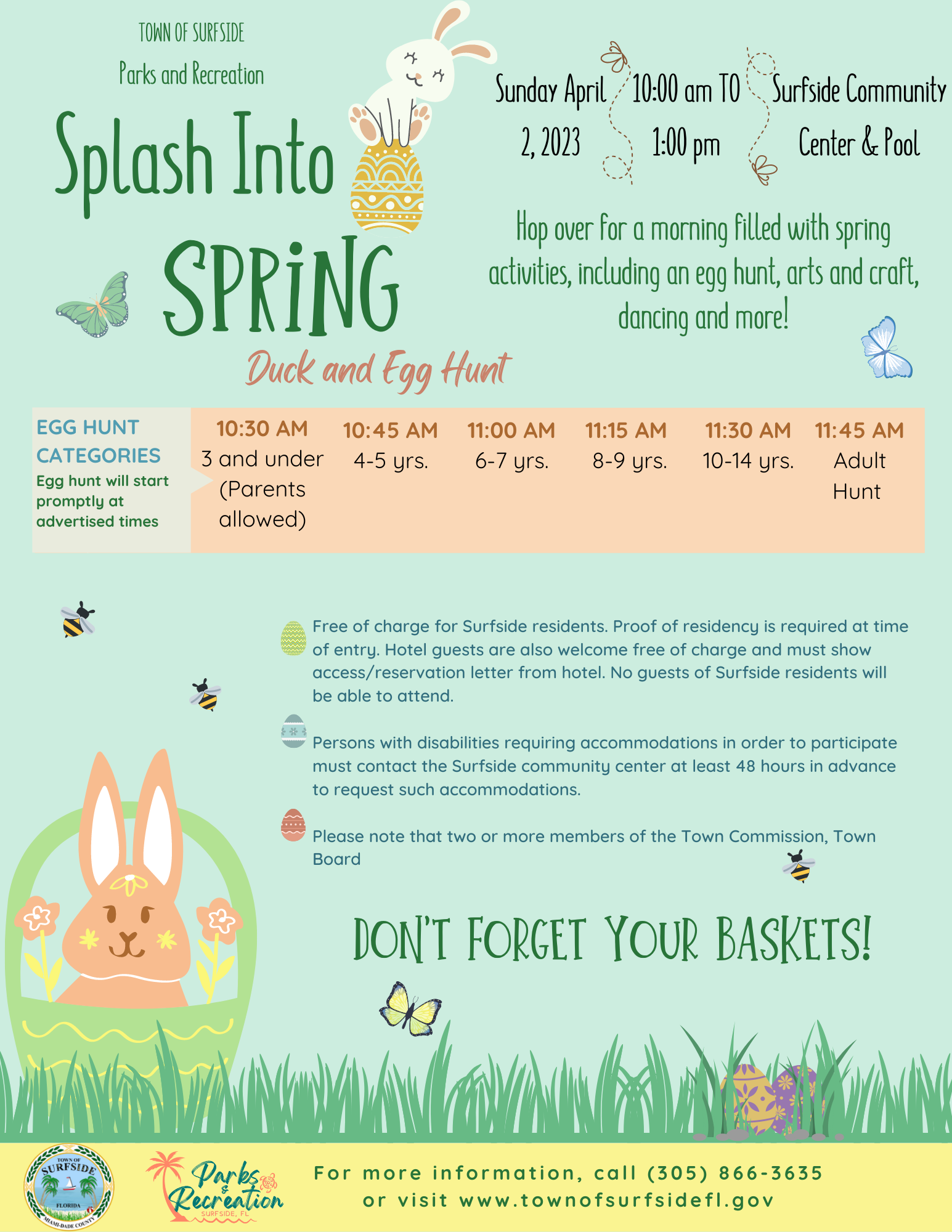  Splash into Spring Egg Hunt 