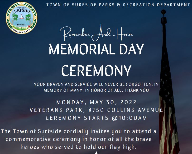 Memorial Day Info